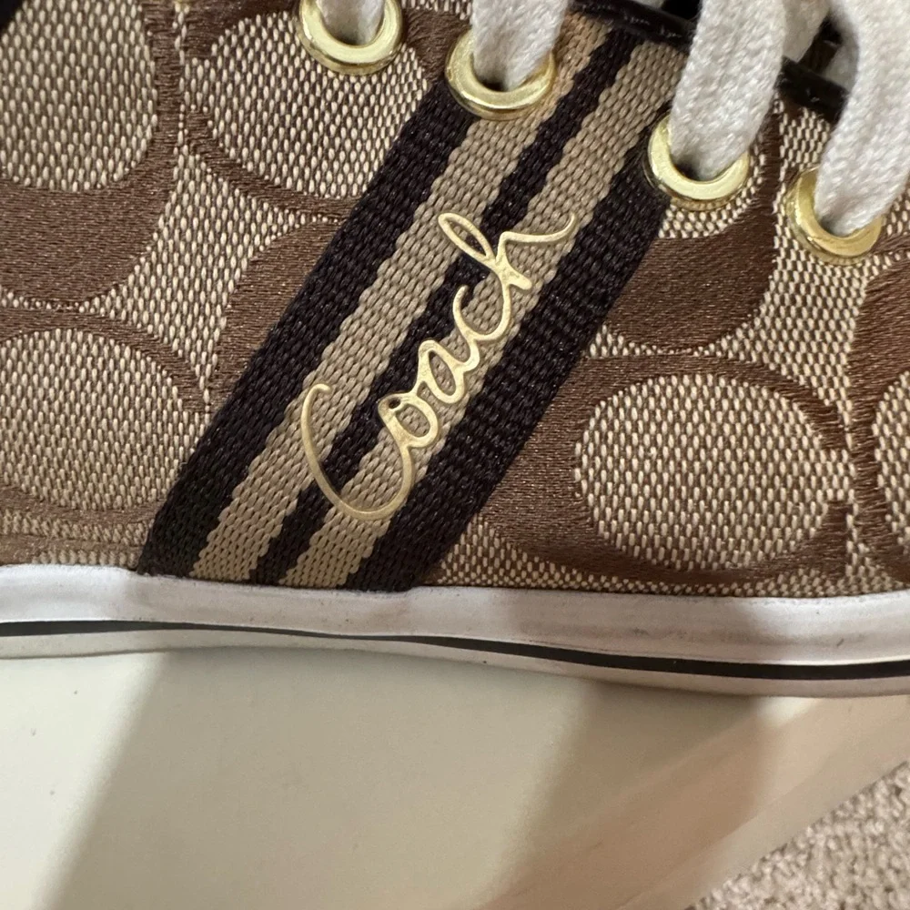 Coach Brown Sneakers - Picture 1 of 8